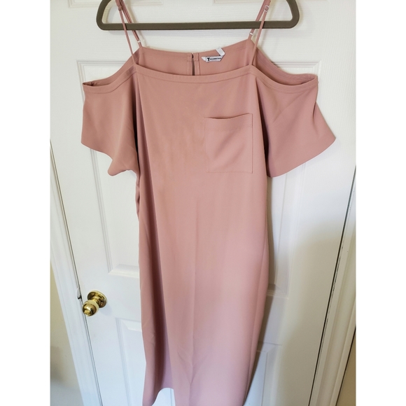T by Alexander Wang Open Shoulder Midi Dress - Picture 3 of 4